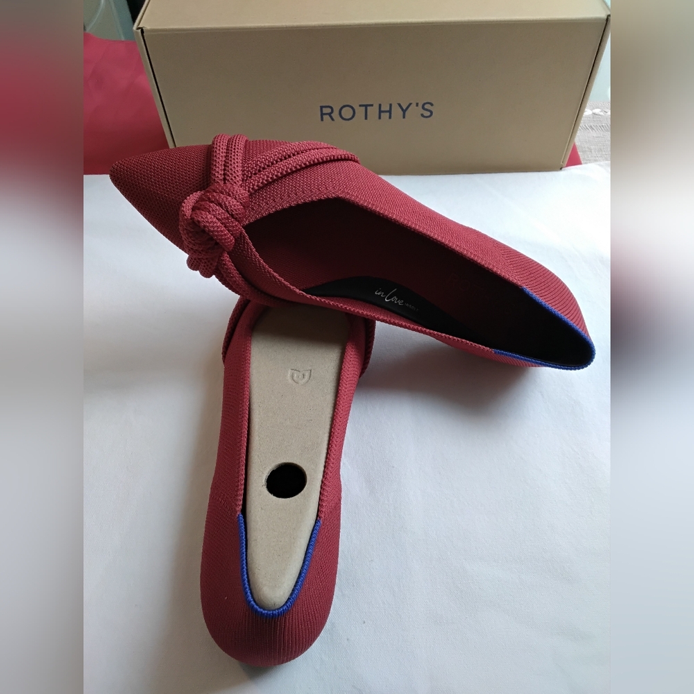 Rothy's Women's The Knot Point ll Candied Berry - Picture 4 of 5